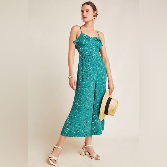Anthropologie Pants - Anthropologie Kachel Ruffled Jumpsuit - Size 6
